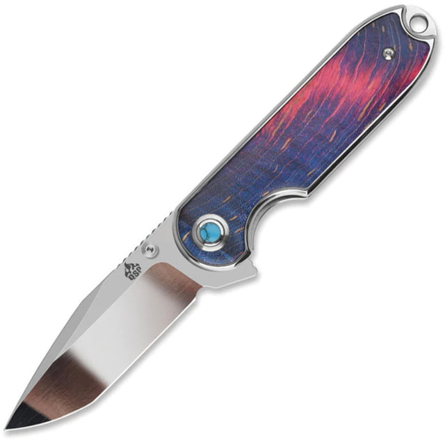 QSP Knife Nebula Linerlock Wood - Qsp Knife