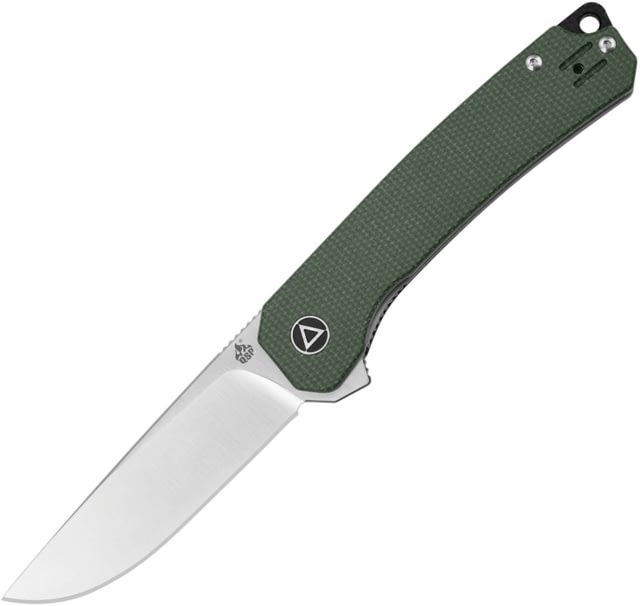 QSP Knife QSP Osprey Linerlock Micarta 3.25 in Folding Knife Green micarta
