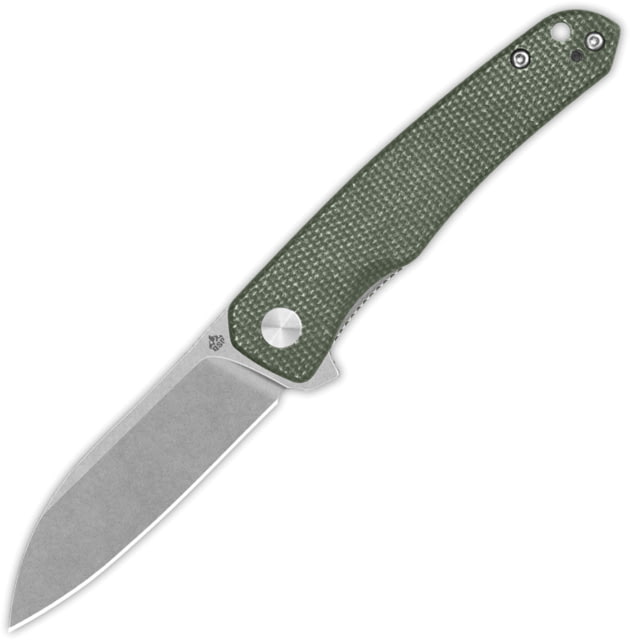 QSP Knife Otter Linerlock Green Micarta - Qsp Knife