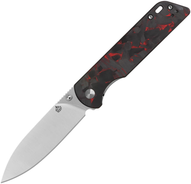 QSP Knife Parrot Linerlock V2 Red CF - Qsp Knife