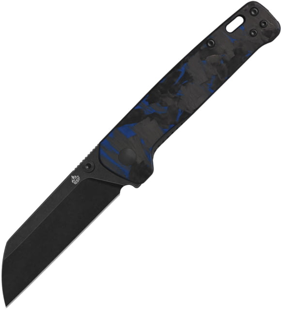 QSP Knife Penguin V2 Linerlock Blue CF - Qsp Knife