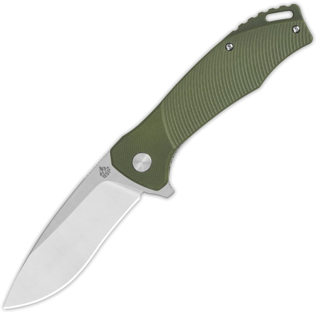 QSP Knife Raven Linerlock Green G10 - Qsp Knife