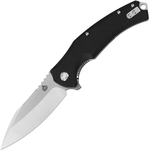 QSP Knife QSP Snipe Linerlock 3.50 in Folding Knife Black textured G10 - Qsp Knife
