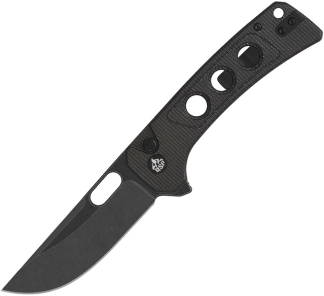 QSP Knife Unicorn Button Lock Brn Mic - Qsp Knife