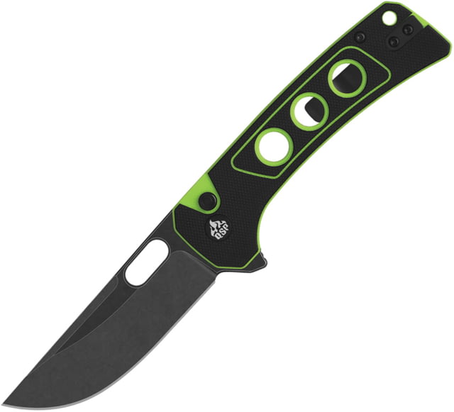 QSP Knife Unicorn Button Lock Neon G10 - Qsp Knife