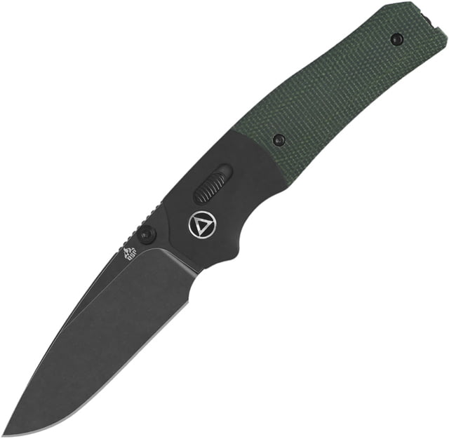 QSP Knife Vault Glyde Lock Green Micarta - Qsp Knife