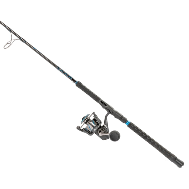 Quantum Benchmark Spinning Reel and Rod Combo 7ft 1-PC Med-Heavy Moderate-Fast Rod Graphite Composite Blank SZ 6000 Reel 5+1 Bearings 5.6-1 Ratio