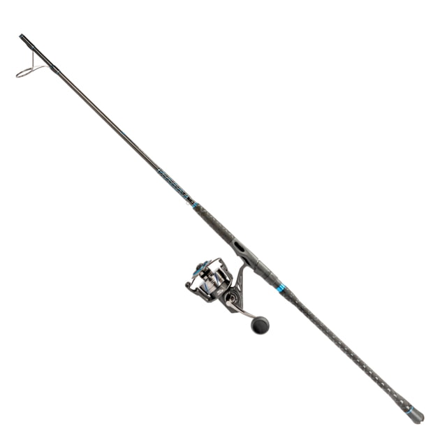 Quantum Benchmark Spinning Reel and Rod Combo 7ft 1-PC Heavy Moderate-Fast Rod Graphite Composite Blank SZ 8000 Reel 5+1 Bearings 4.7-1 Ratio