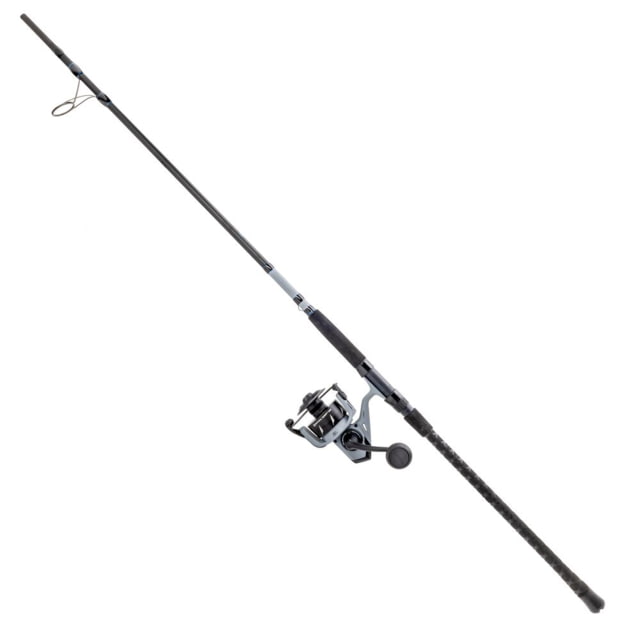 Quantum Adapt Spinning Rod and Reel Combo 10ft Heavy 2 Pieces 20-40lb Gray/Black 8000