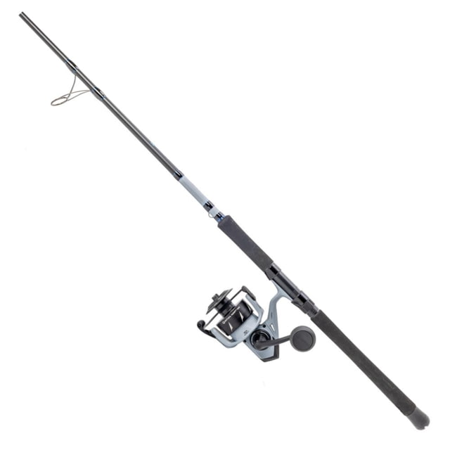 Quantum Adapt Spinning Rod and Reel Combo 7ft Heavy 1 Pieces 15-30lb Gray/Black 8000