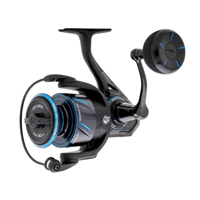 Quantum Exceed Spinning Fishing Reel Black/Blue