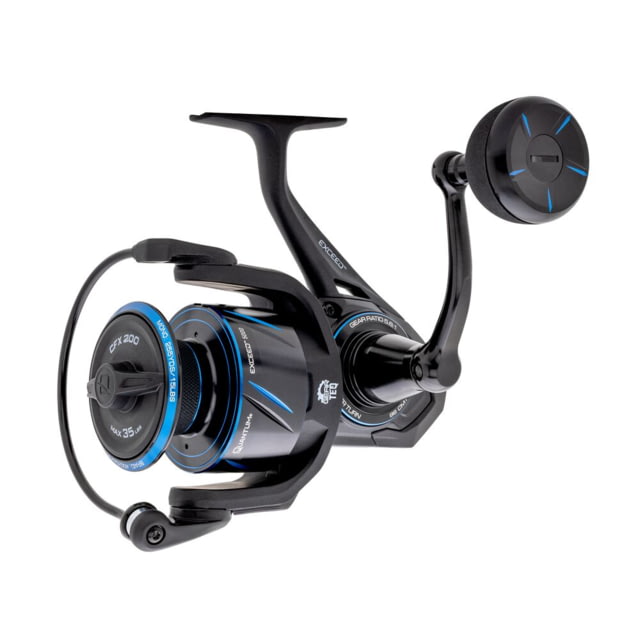Quantum Exceed Spinning Fishing Reel Black/Blue