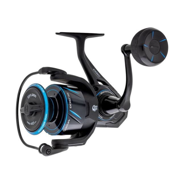 Quantum Exceed Spinning Fishing Reel Black/Blue