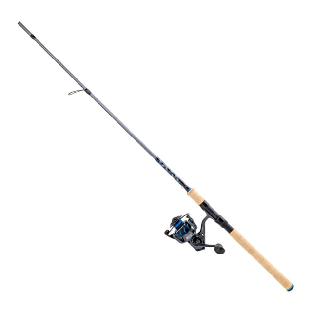 Quantum Merit Spinning Rod and Reel Combo 7ft Medium Light 8-15lb 2 Pieces Gray/Black 3000