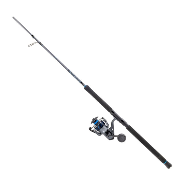 Quantum Merit Spinning Rod and Reel Combo 6ft 4in Heavy 50-100lb 1 Pieces Gray/Black 6000