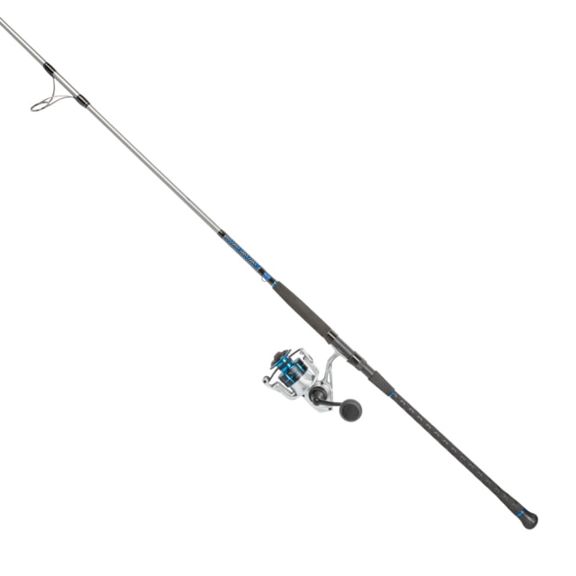 Quantum Strive Spinning Reel and Rod Combo 8ft 2-PC Medium-Heavy Moderate-Fast Rod Graphite Composite Blank SZ 5000 Reel 4+1 Bearings 5.6-1 Ratio