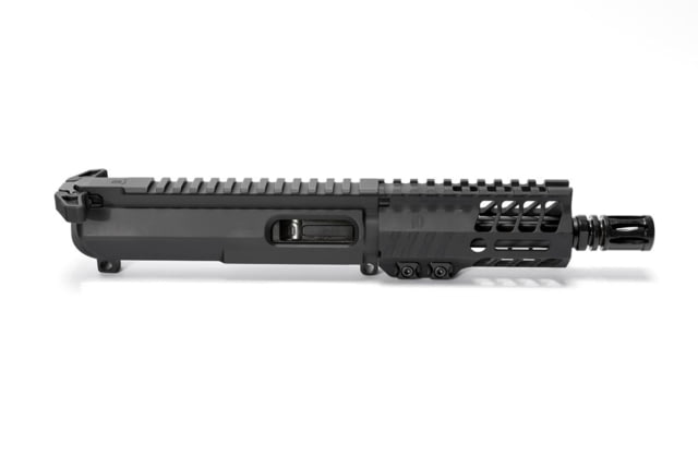 Quarter Circle 10 Complete 9mm Upper w/ PMUR 7.5in Barrel 1/2 - 28 7.5in HG FH Black - Quarter Circle 10