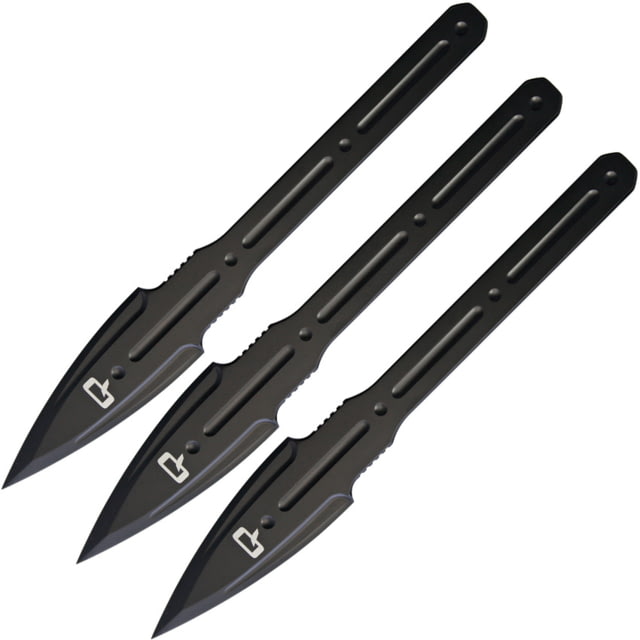 Quartermaster Kogi Thrower Set Limo Tint 4.5" Limo Tint finish double edge stainless blade One-piece construction - Quartermaster