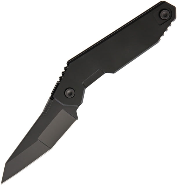 Quartermaster Mr Strickland to Point Linerlock Folding Pocket Knife 4in Limo Tint Cpm-154 SS Tanto Blade Limo Tint 6Al-4V Titanium Handle Chainring - Quartermaster