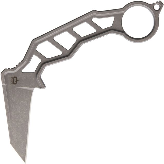 Quartermaster Walter White Fixed Karambit Fixed Blade Knife 2.25in 154CM Steel Standard Edge Stonewash - Quartermaster