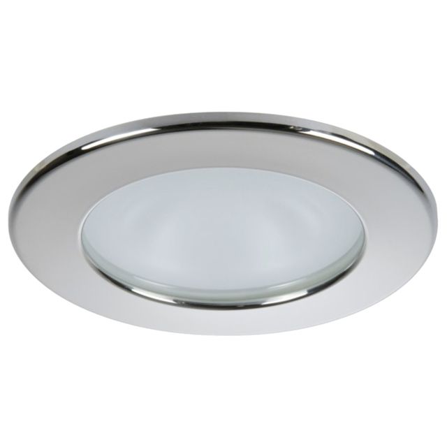 Quick Kai XP Downlight 6W LED Round Light w/ Round Stainless Bezel IP66 Screw Mounted Daylight