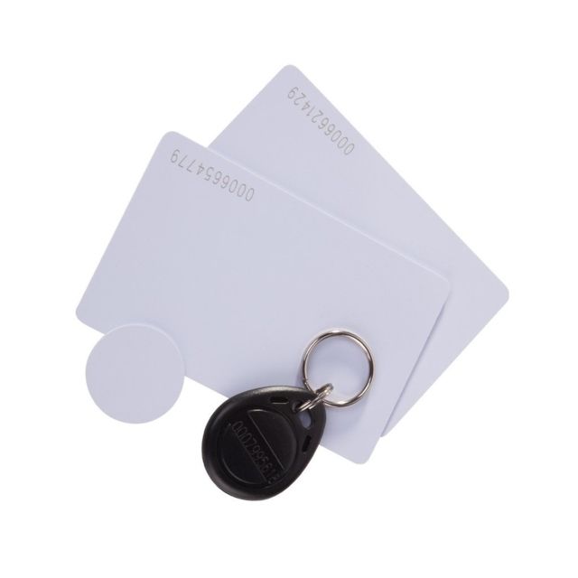 QuickSafes RFID Key Kit 4 Pack White/Black - Quicksafes