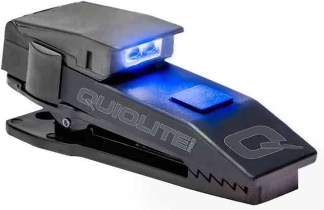 Quiqlite Pro Hands Free Pocket Concealable LED Flashlight 10 - 20 Lumens Blue/White - Quiqlite
