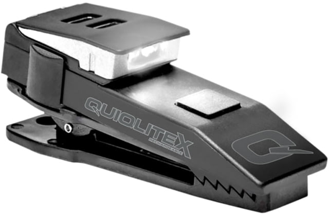 Quiqlite QuiqLiteX1 WhiteLite Lithium 200 Lumens LED Flashlight Black - Quiqlite