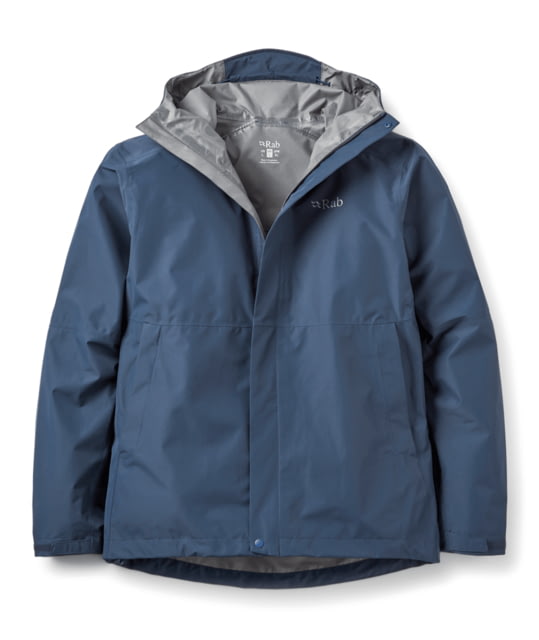 Rab Downpour Jacket - Man's Galaxy Blue Extra Large