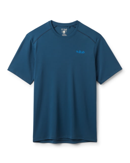 Rab Rab Force Tee - Men's Tempest Blue Large - $50.00 at Optics Planet