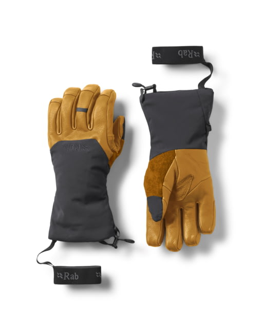 Rab Guide GTX Gauntlets Gloves - Men's Black/Tan Extra Large - Rab