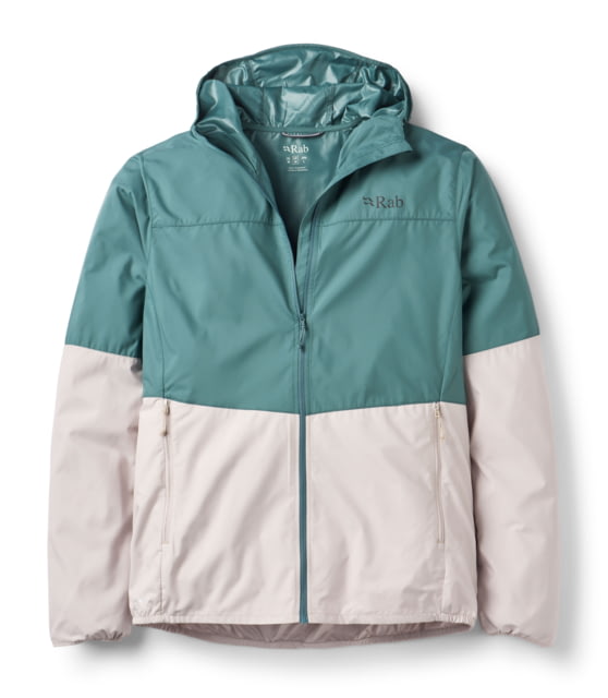 Rab Windgather Hooded Jacket - Men's Sage/Pebble Large