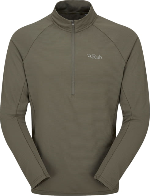 Rab Sonic Long Sleeve Zip - Men's Light Khaki Large