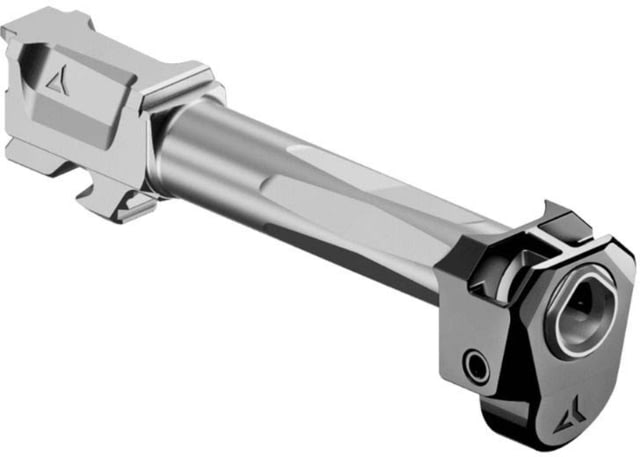 Radian Weapons Glock 17 Gen 6 Ramjet 9mm Luger Non-Threaded Pistol Barrel w/Afterburner Compensator 4.9 inch 1-14 LH Twist Radianite Grey - Radian Weapons