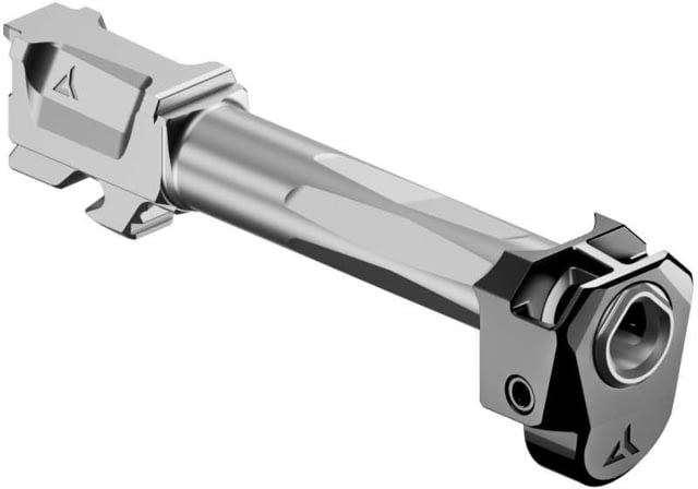 Radian Weapons Glock 19/19X/45 Gen 5 9mm RAMJET Barrel w/ AFTERBURNER Compensator 4.4in 1-10 Twist Black/Grey - Radian Weapons