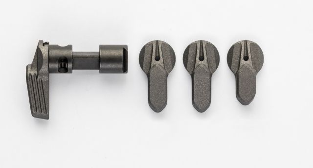 USED Radian Weapons Talon Ambidextrous 45/90 Safety Selector - 4 Lever Tungsten Grey  EDEMO1 Condition Parts Only/Salvage Defective - Radian Weapons