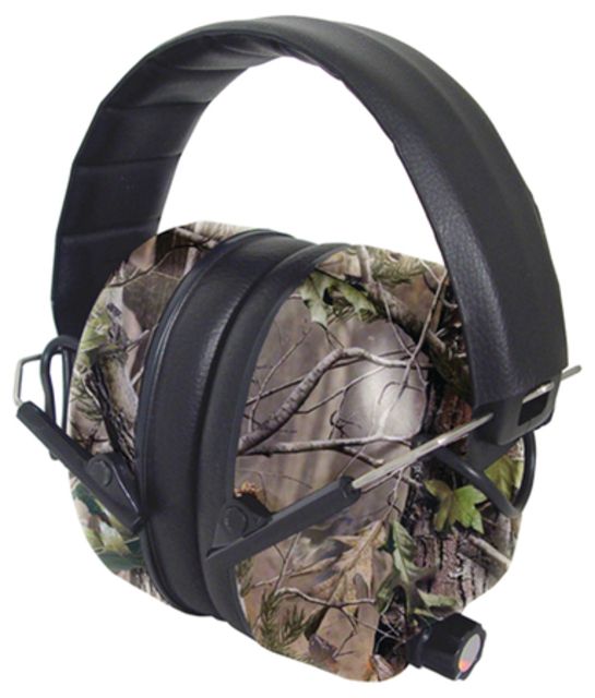 Radians 430-EHP Electronic Earmuff With Black Padded Headband Vista Camouflage Earcups - Radians