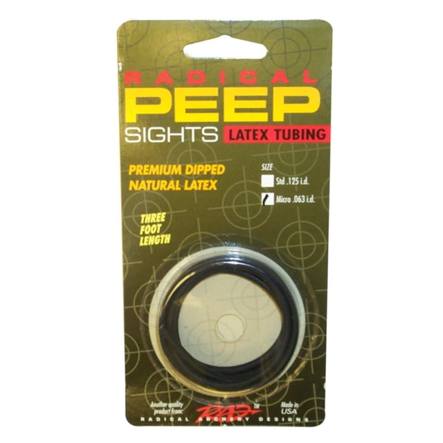 Radical Archery Designs Standard Peep Tubing Black 3 ft. - Radical Archery Designs
