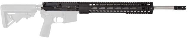 Radical Firearms Complete Upper Assembly 20 inch 6.5 Grendel SS Match Medium Contour 15 inch MHR Pepper Pot Brake w/BCG and CH Black - Radical Firearms