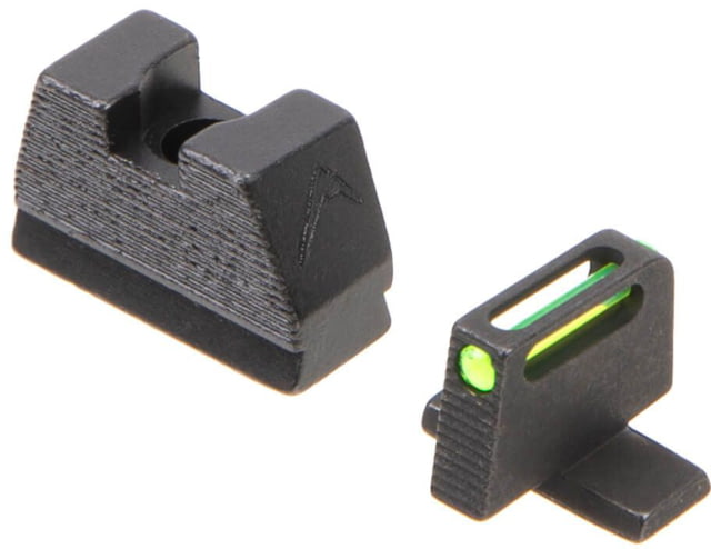 Rainier Arms Sig Sauer P320 Fiber Optic Suppressor Height Sight Set Logo Black - Rainier Arms