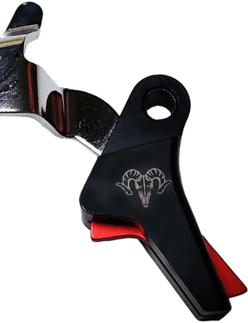 Ramm Tactical Leverage Shadow Systems Pistol Trigger Kit Curved 2.5-3.5lb Black w/Red Safety - Ramm Tactical