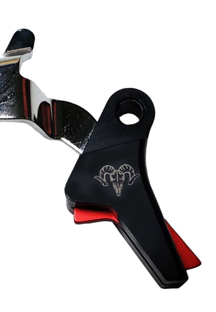 Ramm Tactical Leverage Shadow Systems Pistol Trigger Kit Straight 2.5-3.5lb Black w/Red Safety - Ramm Tactical