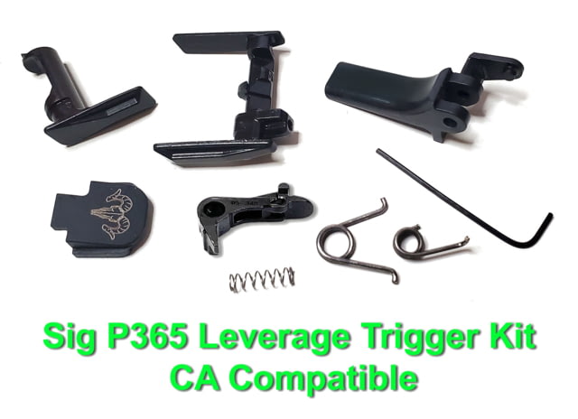 Ramm Tactical Sig Sauer P365 Trigger Kit California Compatible with thumb safety - Straight - Ramm Tactical