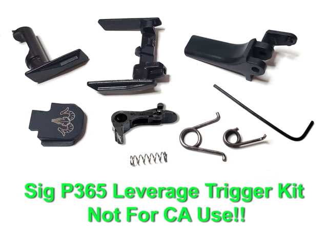 Ramm Tactical Sig Sauer P365 Trigger Kit with thumb safety - Straight - Ramm Tactical