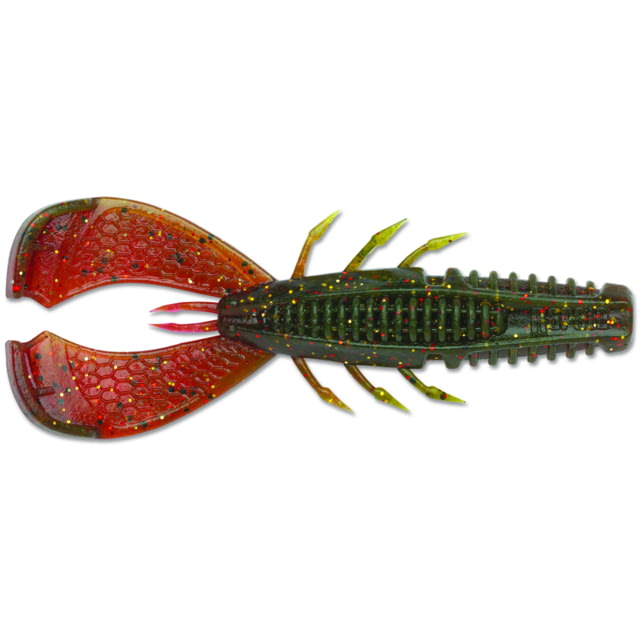 Rapala CrushCity Cleanup Craw 3 1/2in 7 Per Package Chile Craw