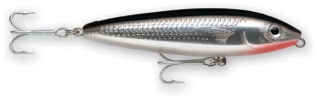 Rapala Saltwater Skitter Walk Topwater Lure Floating Silver Mullet 5/8oz 4 3/8in