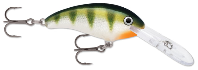 Rapala Shad Dancer 04 Lure 1-1/2in 3/16oz 7-10 Ft Running Depth 2 8 Treble Hooks Yellow Perch