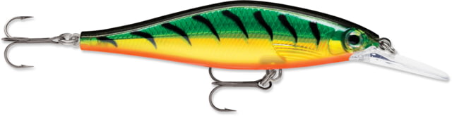 Rapala Shadow Rap Shad Deep 09 5-6Ft 2 #6 Hooks Firetiger 3-1/2in 3/8oz