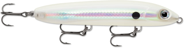 Rapala Skitter V Topwater Hard Bait 5-1/4in 1oz Holographic Bone
