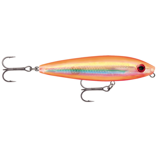 Rapala Skitter Walk Topwater Hard Bait 3-1/8in 7/16oz Holographic Orange Gold